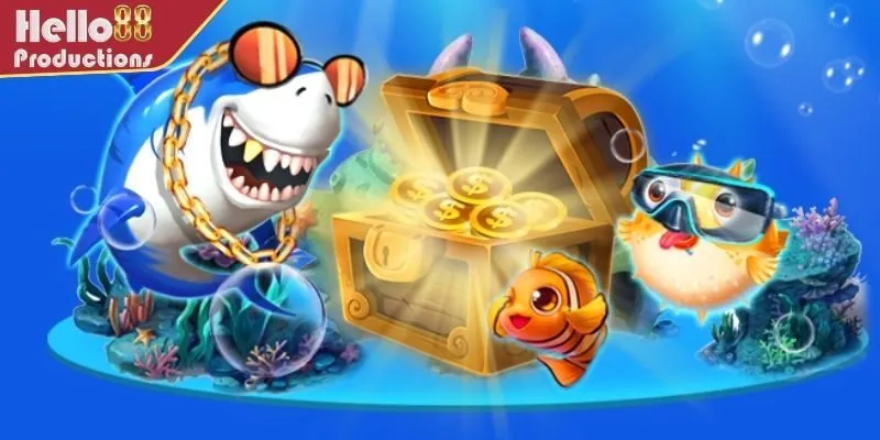 Đại dương bắn cá HD với hiệu ứng ánh sáng rực rỡ